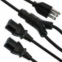 Assmann WSW Components - AK500/Y-U - Y-PWR CORDS 1 PLUG - 2 IEC CONN