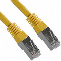 Assmann WSW Components - A-MCSSP60010/Y - CABLE MOD 8P8C PLUG-PLUG 3.28'