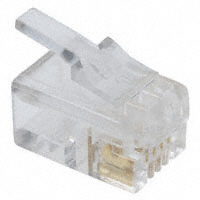 Assmann WSW Components - A-MO 4/4 SF - CONN MOD PLUG 4P4C UNSHIELDED