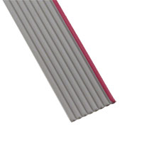 Assmann WSW Components - AWG28-08/G-1/300 - CBL RIBN 8COND 0.039 GRAY 300'