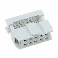 Assmann WSW Components - AWP 10-7240-T - IDC SOCKET 10POS W/O STR GOLD