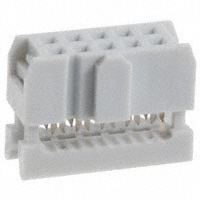 Assmann WSW Components - AWP10-7240-T-R - IDC SOCKET 10POS W/O STR GOLD