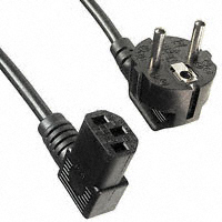 Assmann WSW Components - AK535-1.8 - CABLE POWER SUPPLY ANGLED 1.8M