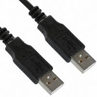 Assmann WSW Components - AK670/2-2-BLACK - CABLE USB 2.0 A-A MALE BLACK 2M