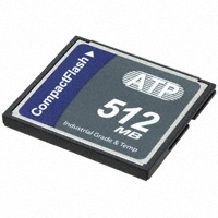 ATP Electronics, Inc. - AF512CFI-OEM - MEM CARD COMPACTFLASH 512MB SLC