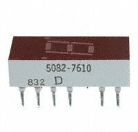 Broadcom Limited - 5082-7610 - LED 7-SEG 7.6MM CA HE RED LHD