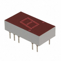 Broadcom Limited - 5082-7611 - LED 7-SEG 7.6MM CA HE RED RHD