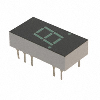 Broadcom Limited - HDSP-3601 - LED 7-SEG 7.6MM CA GREEN RHD