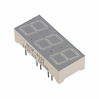 Broadcom Limited - HDSP-433G - DISPLAY 7SEG 3DIGIT CC 0.4"