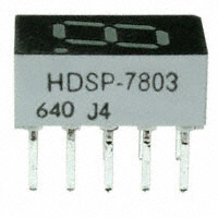 Broadcom Limited - HDSP-7803 - LED 7-SEG 7.6MM CC GREEN RHD