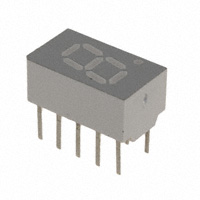 Broadcom Limited - HDSP-A101 - LED 7-SEG 7.6MM CA RED RHD