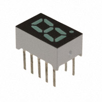 Broadcom Limited - HDSP-U513 - DISPLAY 7SEGMENT GREEN CC 0.31"