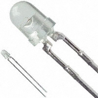 Broadcom Limited - HLMP-1540 - LED GREEN CLEAR 3MM ROUND T/H