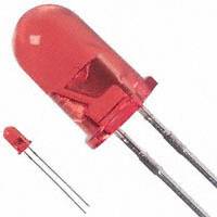 Broadcom Limited - HLMP-3316 - LED RED CLEAR 5MM ROUND T/H