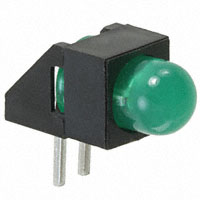 Broadcom Limited - HLMP-3680-B00B2 - LED 5MM 5V GAP GRN RA HOUSING