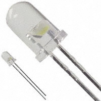 Broadcom Limited - HLMP-CW15-TW000 - LED COOL WHITE CLEAR 5MM RND T/H