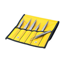 Aven Tools - 18475USA - TWEEZER ASSORT AA OO OOD 3C 5 7