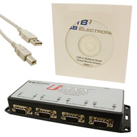 B&B SmartWorx, Inc. - USO9ML2-4P - CONVERTER ISO USB TO 4PORT RS232