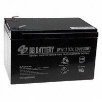B B Battery - BP12-12-T2 - BATTERY LEAD ACID 12V 12AH
