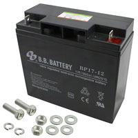 B B Battery - BP17-12-B1 - BATTERY LEAD ACID 12V 17AH
