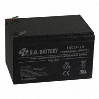 B B Battery - HR15-12-T2 - BATTERY LEAD ACID 12V 13AH