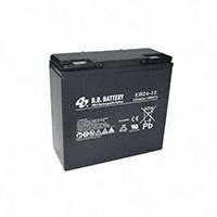 B B Battery - EB24-12N-I1 - BATTERY LEAD ACID 12V 24AH