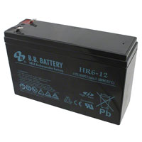 B B Battery - HR6-12-T1 - BATTERY LEAD ACID 12V 5.5AH