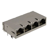 Bel Fuse Inc. - 0826-1G4T-23-F - CONN MAGJACK 4PORT 1000 BASE-T