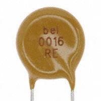 Bel Fuse Inc. - 0ZRE0016FF1C - PTC RESETTABLE 240V 160MA RADIAL