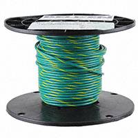 Belden Inc. - 8918 189100 - HOOK-UP STRND 18AWG GRN/YEL 100'