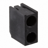 Bivar Inc. - H-201C - LED HOLDER RA 3MM 2LD NYL BK