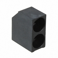 Bivar Inc. - H-278C-2 - LED HOLDER RA 5MM 2LD NYL BK