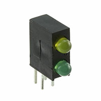 Bivar Inc. - H301CYGD-100 - LED ASSY RA 3MM 2LVL YGN DIFF