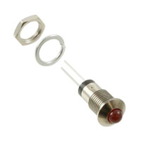 Bivar Inc. - MPC5RD - PNL MNT W/ WIRE 700NM 2MCD RED