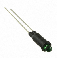 Bivar Inc. - PM3PGT - PNL MNT W/ WIRE 555NM 10MCD GRN