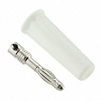 Cal Test Electronics - CT2011-9 - 4MM PLUG DIY SCREW WHITE