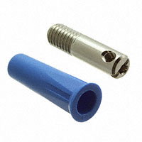 Cal Test Electronics - CT2213-6 - 4MM JACK, DIY SOLDER - BLUE
