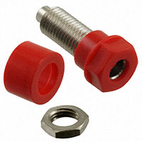 Cal Test Electronics - CT2228-2 - 4MM SOCKET, SOLDER HOLE - RED