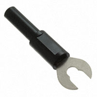 Cal Test Electronics - CT2553-0 - ADAPTER, 6MM SPADE 4MM J - BLACK