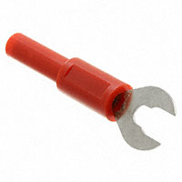 Cal Test Electronics - CT2553-2 - ADAPTER, 6MM SPADE 4MM J - RED