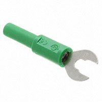 Cal Test Electronics - CT2553-5 - ADAPTER, 6MM SPADE 4MM J - GREEN