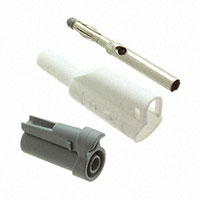 Cal Test Electronics - CT2631-9 - DIY 4MM STKSHTH PLUG - WHITE