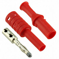 Cal Test Electronics - CT2989-2 - DIY 4MM SHTH PLUG - RED