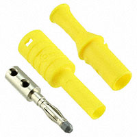 Cal Test Electronics - CT2989-4 - DIY 4MM SHTH PLUG - YELLOW
