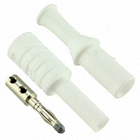 Cal Test Electronics - CT2989-9 - DIY 4MM SHTH PLUG - WHITE