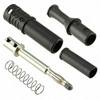 Cal Test Electronics - CT3201-0 - DIY 4MM RETR SHTH PLUG - BLACK