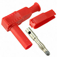 Cal Test Electronics - CT3203-2 - DIY 4MM SHTH RA PLUG - RED