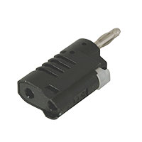 Cal Test Electronics - CT2016-0 - 4MM DIY STKP BUTTON BLACK