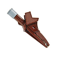 Cal Test Electronics - CT3147-1 - INSULATED ALLIGATOR IP2X BROWN