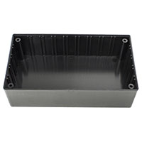 Global Specialties - GSB-113 - BOX ABS BLACK 5.32"L X 2.95"W